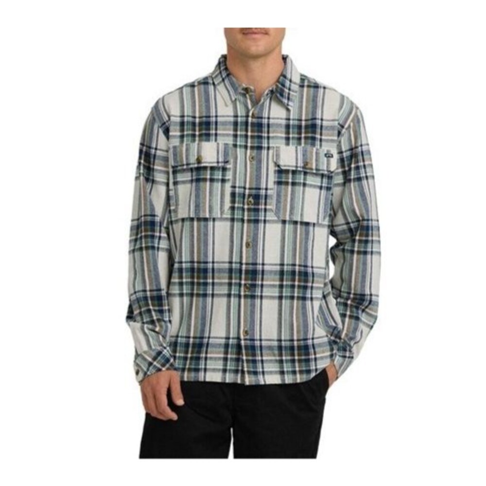 NWT Billabong Offshore Long Sleeve Plaid Flannel Shacket Men's Size 2XL MSRP $70